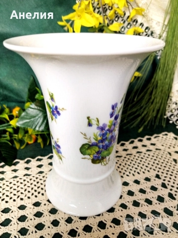Виолетки- плато, ваза, чиния за стена , снимка 10 - Декорация за дома - 52566207