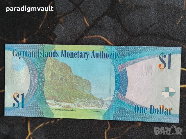 Банкнота - Кайманови Острови - 1 долар UNC | 2018г., снимка 2 - Нумизматика и бонистика - 53923333