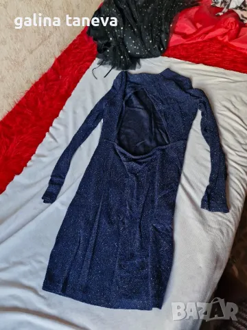 рокля лъскави нишки, снимка 2 - Рокли - 47622714