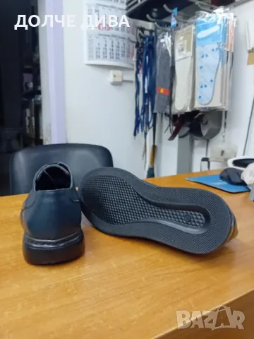 МЪЖ.ОБУВКИ м.30554 естествена кожа тъмно сини, снимка 4 - Ежедневни обувки - 47341535