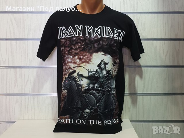 Нова детска тениска на музикалната група IRON MAIDEN - Death on the road, С Гръб, снимка 3 - Детски тениски и потници - 28260353