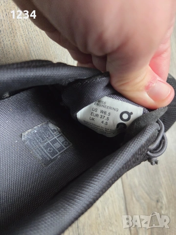 Дамски маратонки On cloud размер 37.5, снимка 6 - Маратонки - 53900570