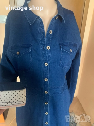 Рокля деним Nümph, размер М/L, снимка 2 - Рокли - 54020272