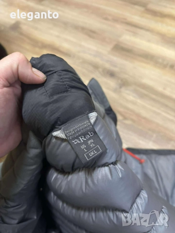 Мъжко пухено елече Rab  Electron Pertex  Pro 800fill Down Vest Black , L размер, снимка 8 - Якета - 52339163