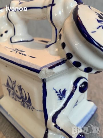 порцеланова касичка телефон, снимка 7 - Антикварни и старинни предмети - 39987262