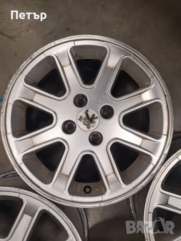ОРИГИНАЛНИ АЛУМИНИЕВИ ДЖАНТИ- ПЕЖО -4х108х65-16цола, снимка 4 - Гуми и джанти - 47814744