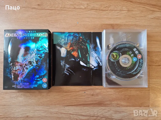 ULTIMATE ALIEN AND PREDATOR COLLECTION DVD 7 FILMS RATED 18, снимка 3 - DVD филми - 55771128