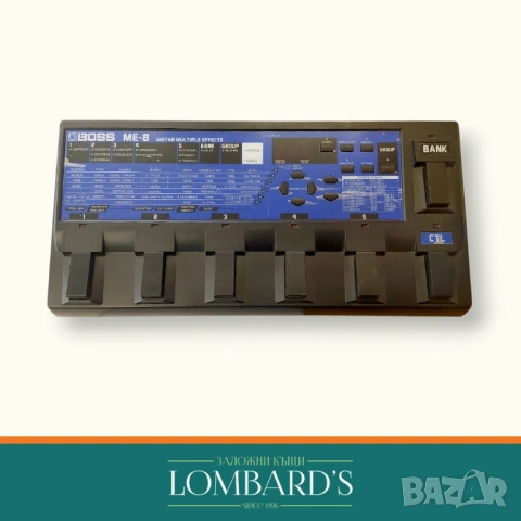 Мулти ефект процесор за китара BOSS ME 8, N: 532498