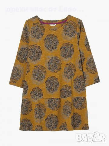 WHITE STUFF Размер XL туника цвят горчица с 3/4 ръкав, снимка 4 - Туники - 34238920