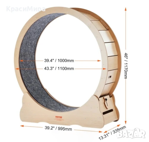Голямо бягащо колело за котки, снимка 3 - За котки - 54218544