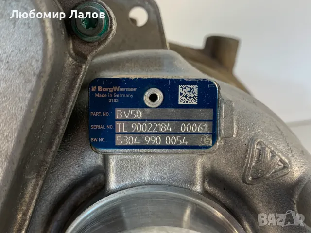 Турбо BorgWarner 2.7 3.0TDI Audi A4,A6,A8,Q7 Vw Touareg Phaeton 04-11г.  5304 990 0054, снимка 2 - Части - 49825116