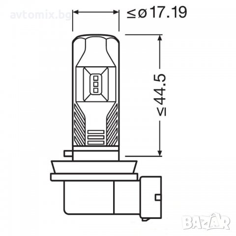 LED крушки OSRAM H8 / H11 / H16 , снимка 3 - Аксесоари и консумативи - 38358897