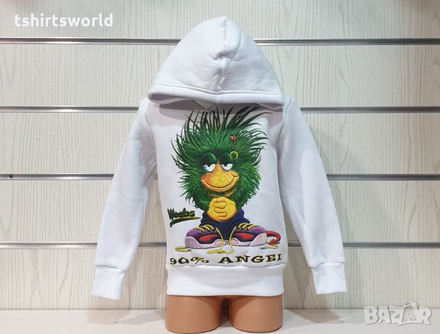 Нов детски суичър с трансферен печат 90% ангел, снимка 7 - Детски анцузи и суичери - 32034619