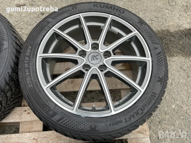18 джанти 5х115 OPEL INSIGNIA Опел Инсигния 7,5J et41 235/45/18 Kumho, снимка 6 - Гуми и джанти - 49318436