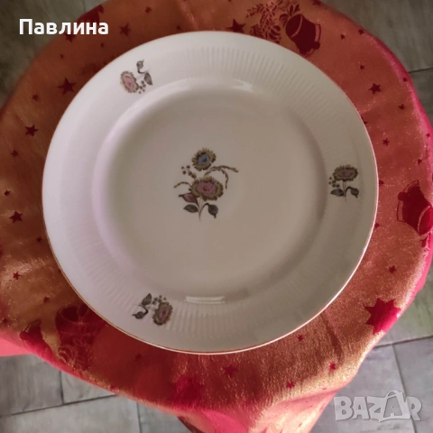 Порцеланово плато на "Китка"., снимка 6 - Чинии - 54233594