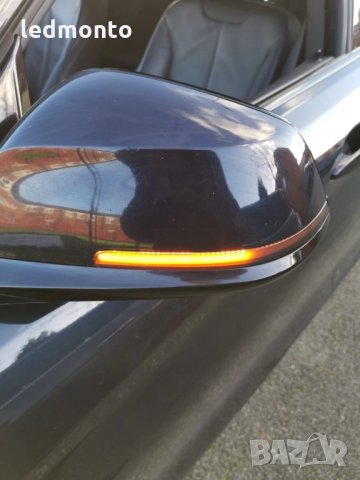Динамичен мигач LED индикатор за огледало за обратно виждане мигач за BMW 1 2 3 4 Серия X1 F20 F21 F, снимка 7 - Аксесоари и консумативи - 31614527