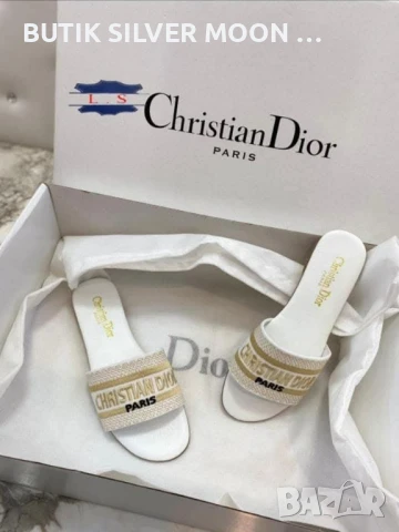 Дамски Чехли 💫Dior, снимка 4 - Чехли - 51031367