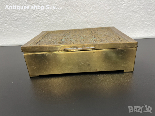 Барокова кутия за пури с херувими. №5220, снимка 3 - Колекции - 44792859