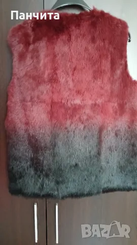 Елек естествен косъм размер М , снимка 4 - Елеци - 47322752