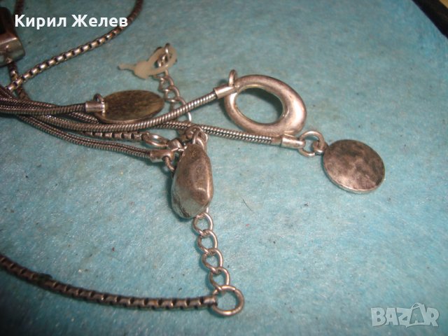 ПОСРЕБРЕН СЕДЕФЕН АРТ ФЕШЪН МЕДАЛЬОН КОЛИЕ с КРАЛСКИ СЕДЕФ 17490, снимка 12 - Колиета, медальони, синджири - 35272227