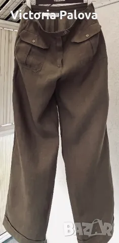 Модерен ленен панталон TRISET, снимка 9 - Панталони - 49810990