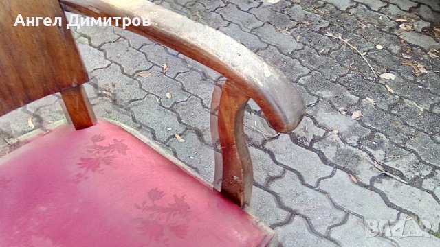 Страхотен дървен стол , снимка 9 - Антикварни и старинни предмети - 38900615