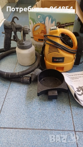 Пистолет за боядисване, снимка 3 - Бои, лакове, мазилки - 54344135