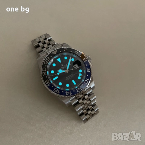 Rolex GMT Master  Batman / Bathgirl , снимка 8 - Луксозни - 51772149