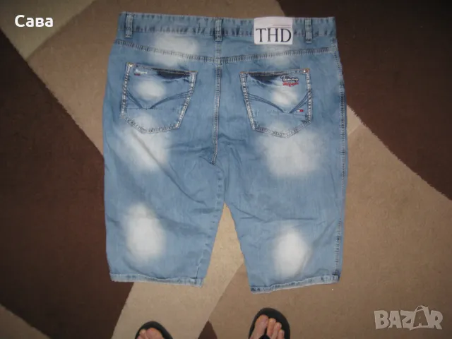 Къси дънки TOMMY HILFIGER  мъжки,ХЛ-2ХЛ, снимка 3 - Къси панталони - 47272369