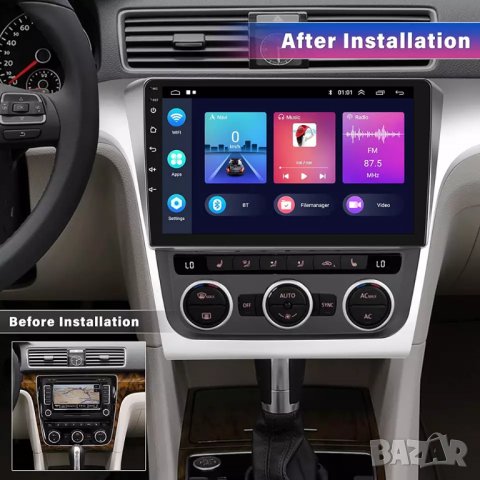 Мултимедия за VW PASSAT B7 - 10" 2 DIN, MP3 плеър с Екран, Android, Навигация, Двоен дин с дисплей, снимка 8 - Аксесоари и консумативи - 39156844