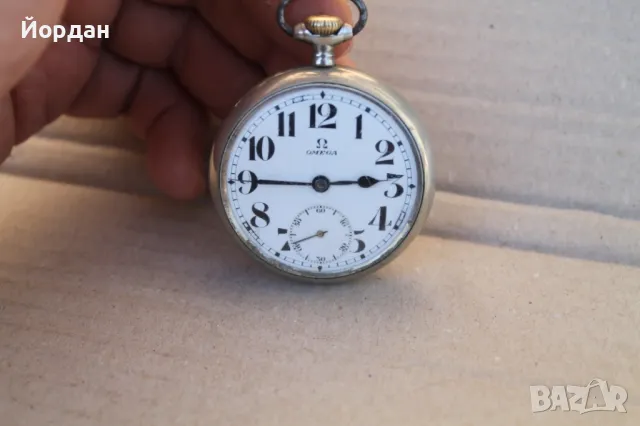 Джобен швейцарски часовник ''Омега'', снимка 7 - Антикварни и старинни предмети - 48521852