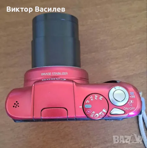 Камера Canon SX150 IS, червена, снимка 4 - Фотоапарати - 56194847