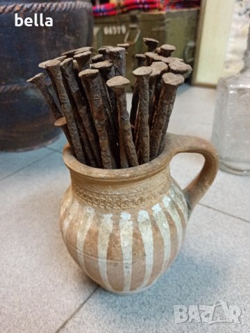 Много стари ковани пирони голям размер -30 броя, снимка 2 - Антикварни и старинни предмети - 42629564