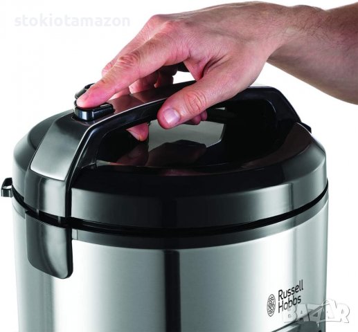 Уред за варене на ориз Russell Hobbs, Черен/Инокс, снимка 5 - Мултикукъри - 38529373