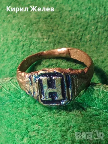 СТАРИНЕН САЧАНЕН ПРЪСТЕН с БУКВА МОНОГРАМ - Н Ръчна ИЗРАБОТКА САЧАН За КОЛЕКЦИЯ 26335, снимка 12 - Антикварни и старинни предмети - 47163391