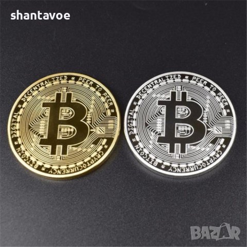 Метална биткойн монета, снимка 3 - Нумизматика и бонистика - 36582667