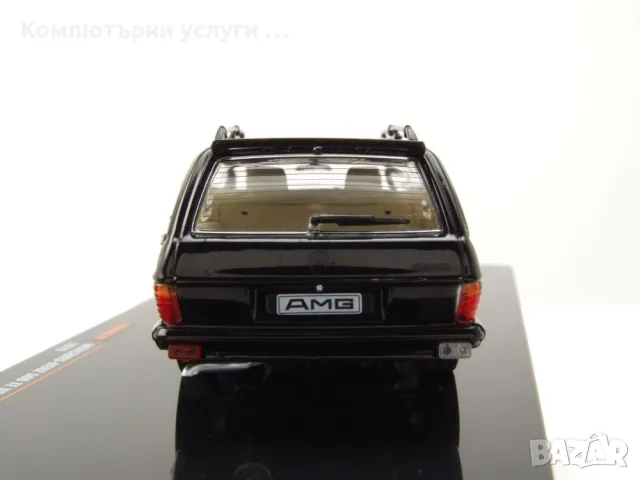 Mercedes-Benz 500 TE V8 AMG S123 Kombi 1979 - мащаб 1:43 на IXO моделът е нов в PVC дисплей-кейс, снимка 5 - Колекции - 56080655