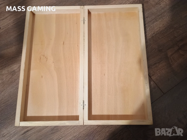 Дървен Пирографиран шах , снимка 5 - Шах и табла - 52878067