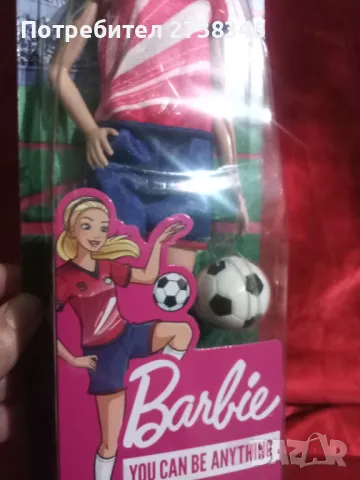 Барби тенисистка с множество статични стави  и Барби футболистка, снимка 8 - Кукли - 48694524