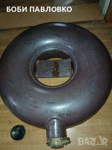 Кръгла газова бутилка за мястото на резервната гума с клапан и нивомер, снимка 18 - Аксесоари и консумативи - 51984955