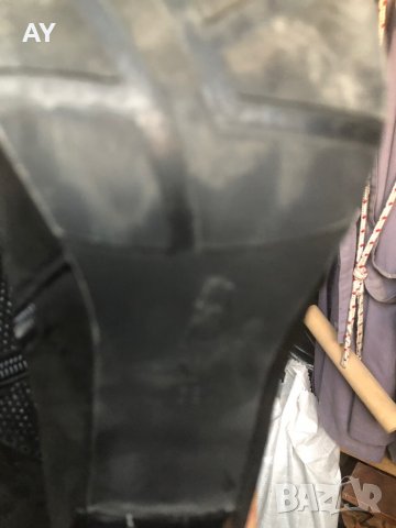 Дамски боти естествен велур, снимка 5 - Дамски боти - 34878822