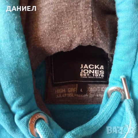 Оригинален Суичър JACK&JONES раэмер М, снимка 3 - Суичъри - 31062866