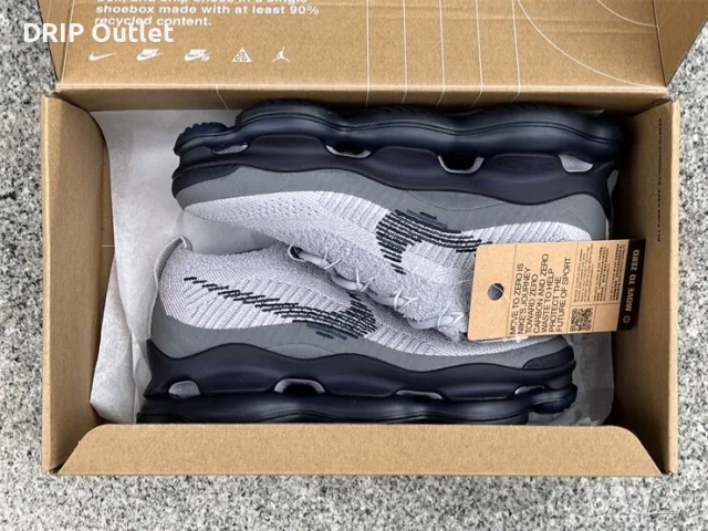 !НОВИ! Nike Air Max Scorpion | Black/Grey | + КУТИЯ, снимка 5 - Маратонки - 54168080