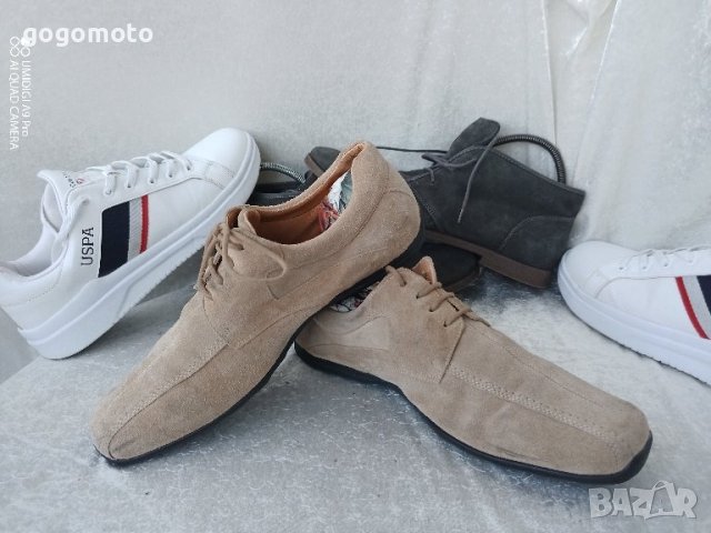 мъжки ежедневни спортни обувки от естествена кожа - велур 44 - 45, снимка 12 - Ежедневни обувки - 44451058