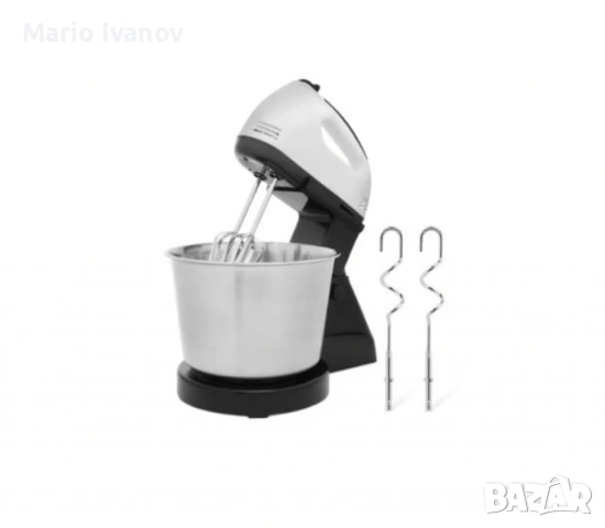 Миксер с купа от неръждаема стомана – 250 W, 2L, 7 скорости, снимка 4 - Миксери - 53207543
