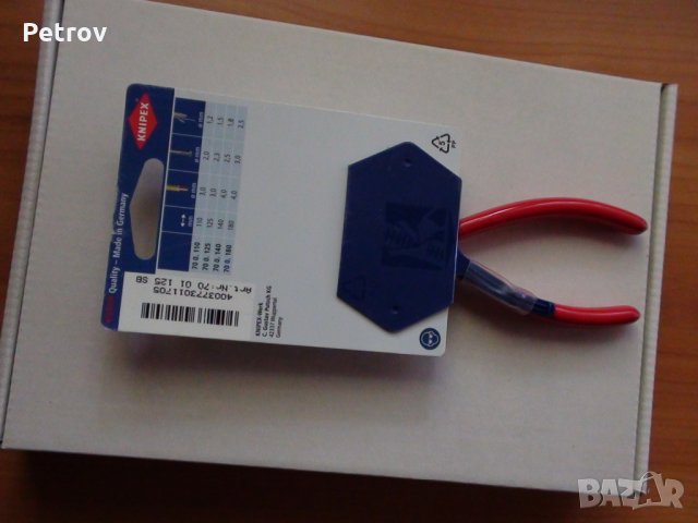  KNIPEX 70 01 125 SB - Кабелни Резачки 125 mm - най-добрите от серията 70 01 125!!!ЧИСТО НОВИ!!!, снимка 5 - Клещи - 29324998