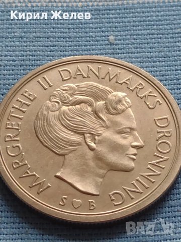 Монета 5 крони 1976г. Дания Маргрет втора за КОЛЕКЦИОНЕРИ 40425, снимка 5 - Нумизматика и бонистика - 42697298
