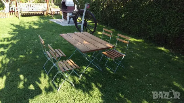 сгъваеми маси от дърво и метал, снимка 11 - Маси - 49029011