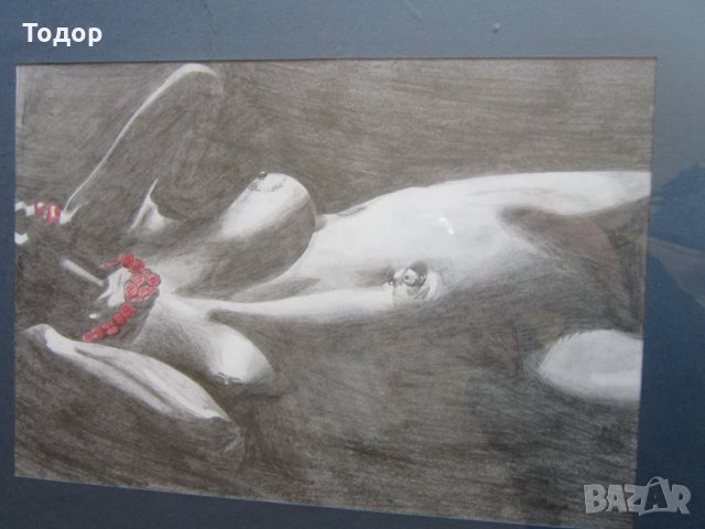 Рисувана картина Еротика , снимка 3 - Картини - 32089382