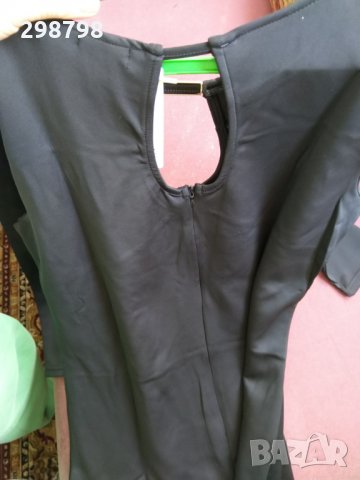 Елегантна черна секси рокля, снимка 2 - Рокли - 30547354